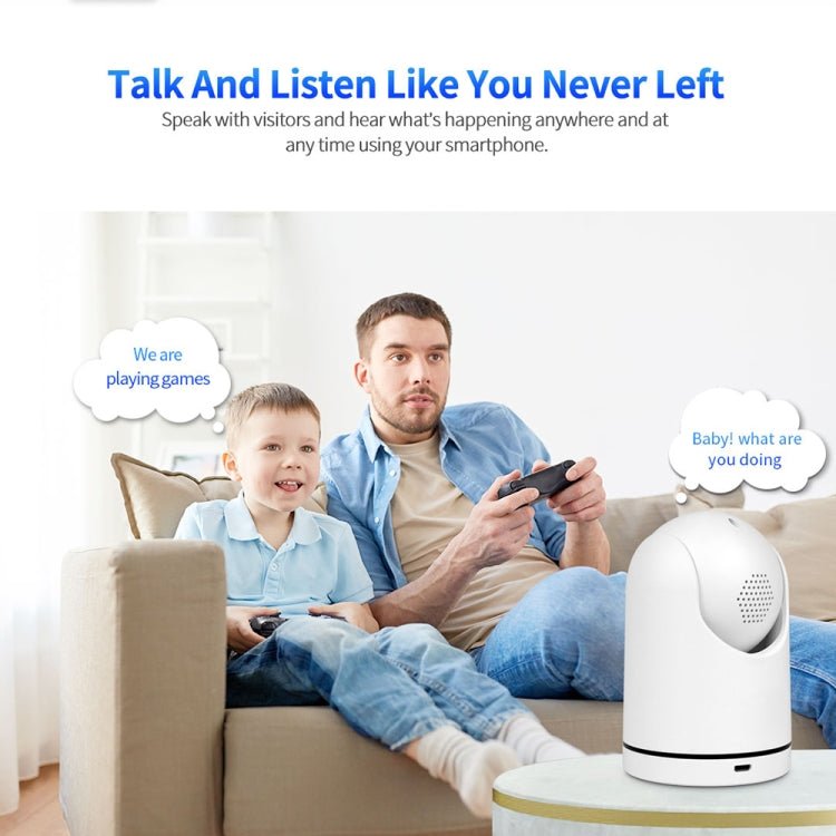 SriHome SH042 2.0MP 1080P HD AI WiFi Pan - tilt Surveillance Camera - Trustpick