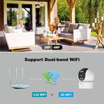 SriHome SH046 4.0 Million Pixels FHD Low Power Consumption Wireless Home Security Camera System - Trustpick