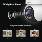 SriHome SH046 4.0 Million Pixels FHD Low Power Consumption Wireless Home Security Camera System - Trustpick