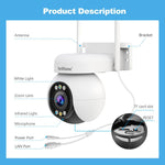 Srihome SH051 4MP 5X Optical Zoom PTZ HD Camera - Trustpick
