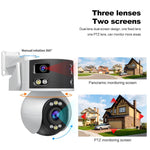 SriHome SH055B 8MP HD Multi - lens Super Wide Angle Panoramic PTZ Dome Camera - Trustpick