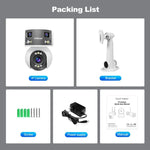 SriHome SH055B 8MP HD Multi - lens Super Wide Angle Panoramic PTZ Dome Camera - Trustpick