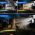 SriHome SH055B 8MP HD Multi - lens Super Wide Angle Panoramic PTZ Dome Camera - Trustpick