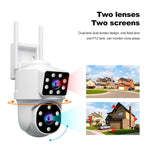 Srihome SH063 4MP Dual Lens Panoramic Surveillance HD Camera - Trustpick