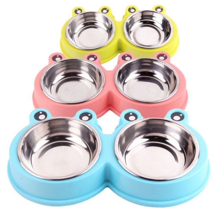 Stainless Steel Dog and Cat Double Bowl Pet Supplies - Trustpick