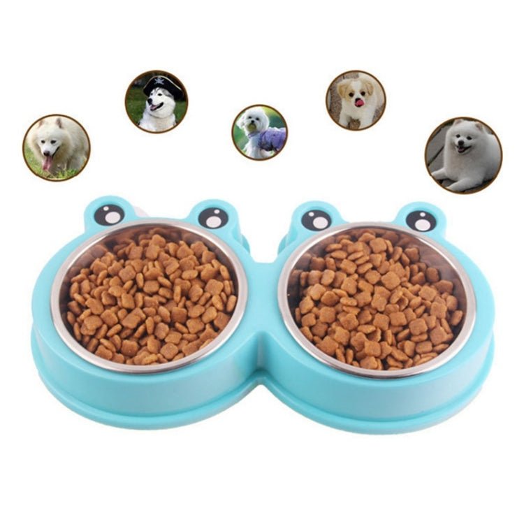 Stainless Steel Dog and Cat Double Bowl Pet Supplies - Trustpick