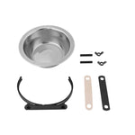 Stainless Steel Suspension Style Dog Feeding Bowl, Size: M - Trustpick