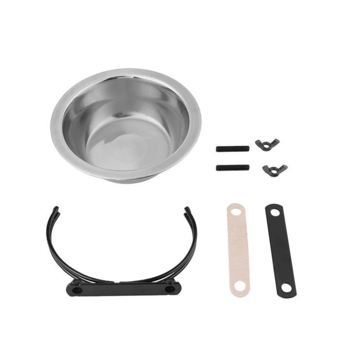 Stainless Steel Suspension Style Dog Feeding Bowl, Size: M - Trustpick