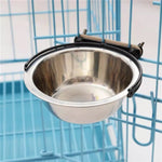Stainless Steel Suspension Style Dog Feeding Bowl, Size: M - Trustpick