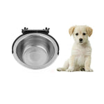 Stainless Steel Suspension Style Dog Feeding Bowl, Size: Mini - Trustpick