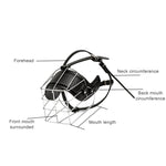 Steel Cage Style Dog Basket Wire Muzzle Protective Snout Cover with Leather Strap, Size: M - Trustpick