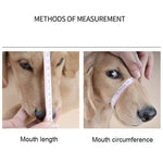 Steel Cage Style Dog Basket Wire Muzzle Protective Snout Cover with Leather Strap, Size: M - Trustpick