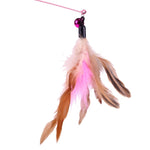 Steel Wire Teasing Feather Wand Pet Toy - Trustpick