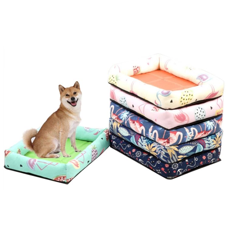 Summer Pet Non - removable Side Dog Mat Pet Bed - Trustpick