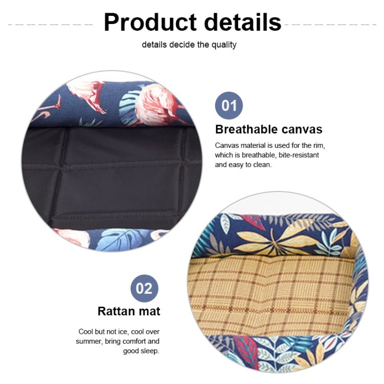 Summer Pet Non - removable Side Dog Mat Pet Bed - Trustpick