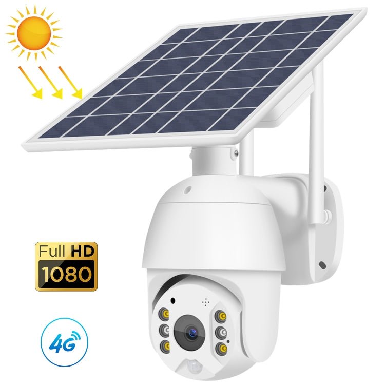T16 1080P Full HD 4G (US Version) Network Monitoring Solar Powered Camera, Support PIR + Radar Alarm, Night Vision, Two Way Audio, TF Card - Trustpick
