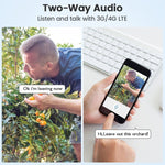 T20 1080P Full HD Solar Powered WiFi Camera, Support Motion Detection, Night Vision, Two Way Audio, TF Card - Trustpick