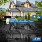 T22 1080P Full HD Solar Powered 4G Network EU Version Camera, Support PIR Alarm, Night Vision, Two Way Audio, TF Card - Trustpick