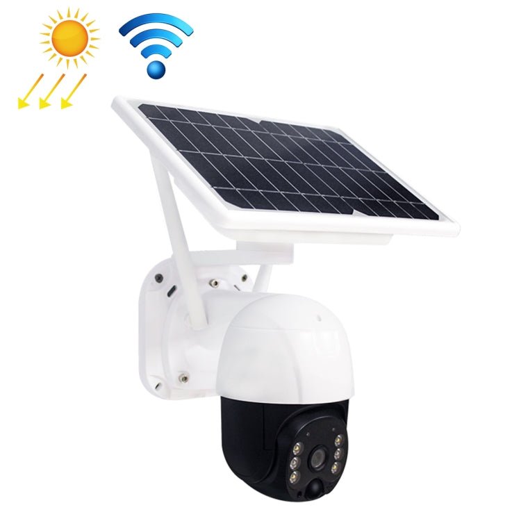 T23 2288 x 1288P Full HD Solar Powered WiFi Camera, Support PIR Alarm, Night Vision, Two Way Audio, TF Card, Not Include Battery - Trustpick
