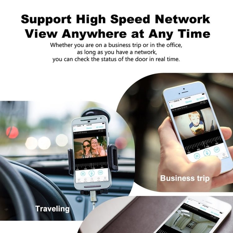 T30 Tuya Smart WiFi Visual Dingdong Doorbell with Battery Supports Two - Way Intercom & Night Vision - Trustpick