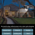 T8 1080P Full HD Solar Battery Ultra Low Power Sound Light Alarm Network Camera, Support Motion Detection, Night Vision, Two Way Audio, TF Card - Trustpick