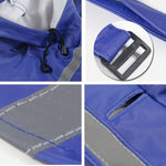 Teddy Golden Retriever Large Dog Practical Reflective Breathable Raincoat, Size: XS - Trustpick