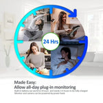 Temperature Detection 2 Way Voice Baby Security Video Camera 2.8 - inch LCD Baby Monitor - Trustpick