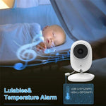 Temperature Detection 2 Way Voice Baby Security Video Camera 2.8 - inch LCD Baby Monitor - Trustpick