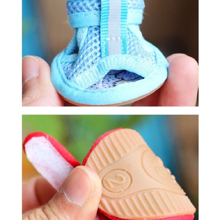 Tendon Bottom Mesh Pet Anti - skid Sandals - Trustpick