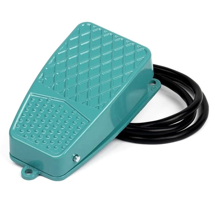 TFS - 2 AC 250V 10A Anti - slip Metal Case Foot Control Pedal Switch, Cable Length: 90cm - Trustpick