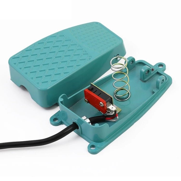 TFS - 2 AC 250V 10A Anti - slip Metal Case Foot Control Pedal Switch, Cable Length: 90cm - Trustpick