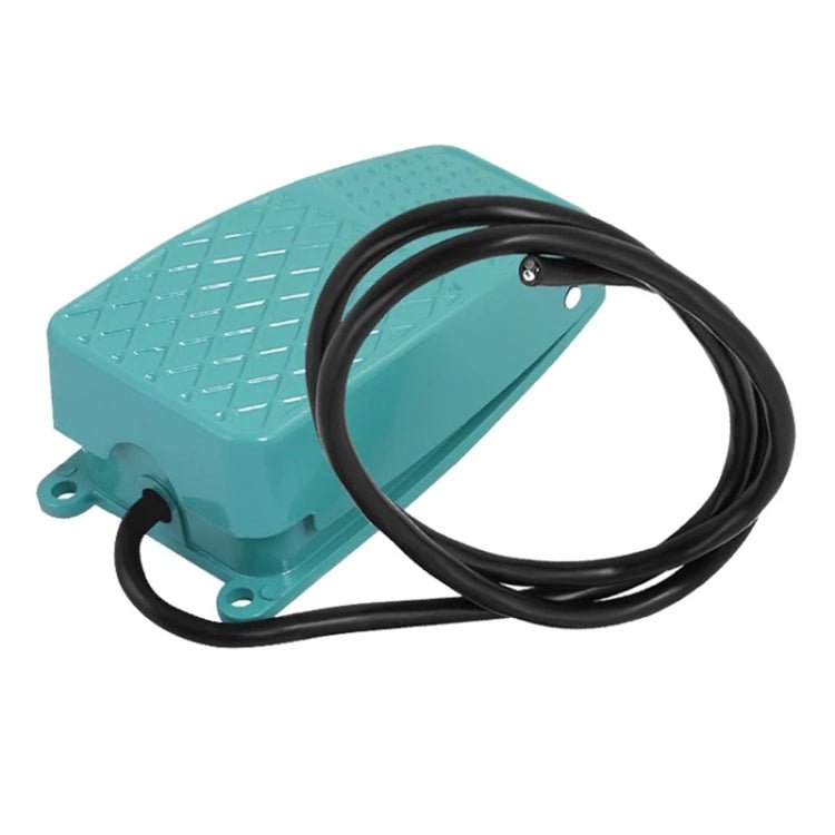 TFS - 2 AC 250V 10A Anti - slip Metal Case Foot Control Pedal Switch, Cable Length: 90cm - Trustpick
