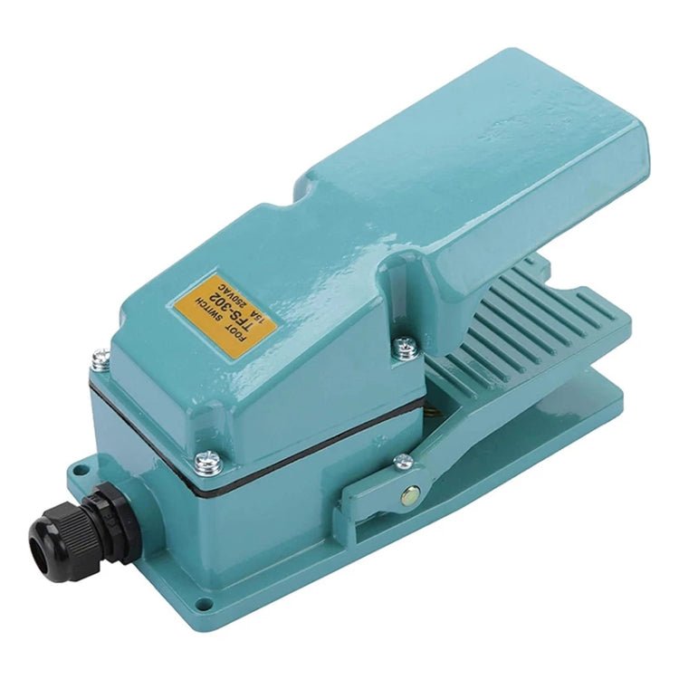 TFS - 302 AC 250V 15A Anti - slip Metal Case Foot Control Pedal Switch - Trustpick