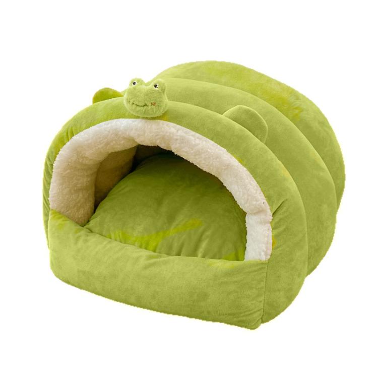 Thickened Warm Semi - Enclosed Cat Bed for Winter - Trustpick