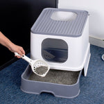 Top Drawer Fully Enclosed Cat Litter Box Pet Supplies - Trustpick