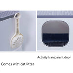 Top Drawer Fully Enclosed Cat Litter Box Pet Supplies - Trustpick