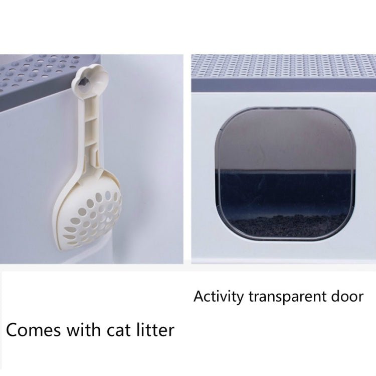 Top Drawer Fully Enclosed Cat Litter Box Pet Supplies - Trustpick