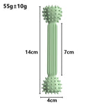 TPR Teething Stick Dog Toy Barbell Shape Pet Chewing Teeth Cleaning Stick - Trustpick