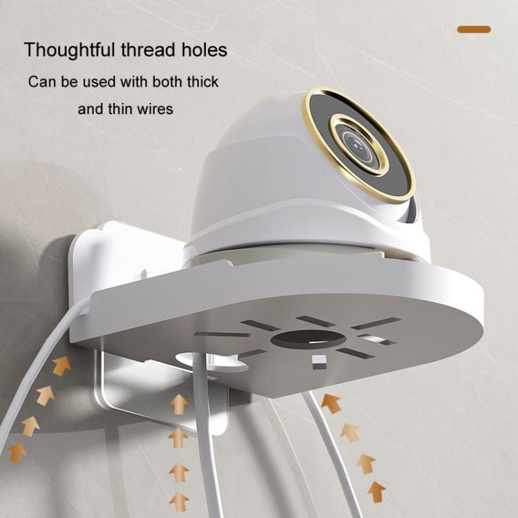 Traceless Wall Mounted Camera Bracket Home No - Punch Surveillance Rack Router Shelf - Trustpick
