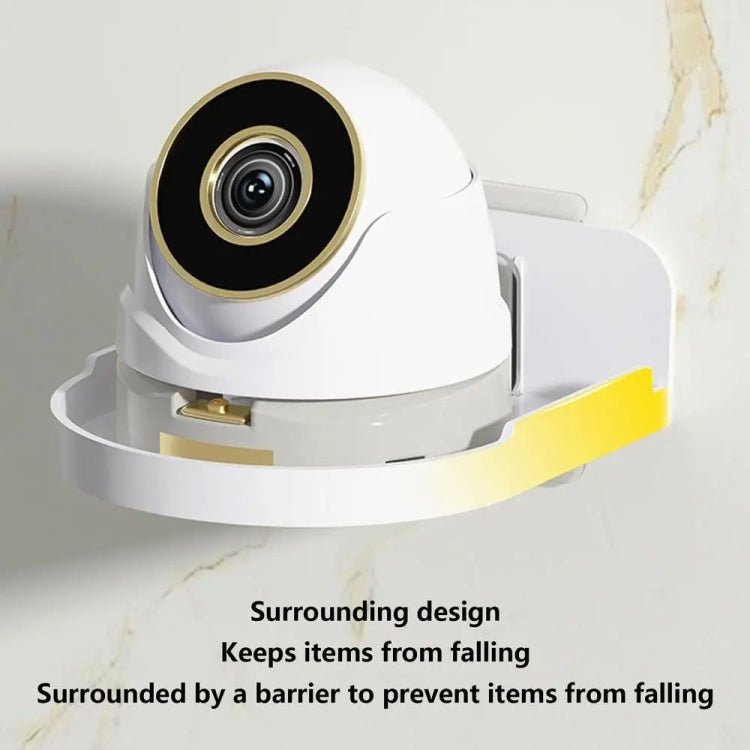 Traceless Wall Mounted Camera Bracket Home No - Punch Surveillance Rack Router Shelf - Trustpick