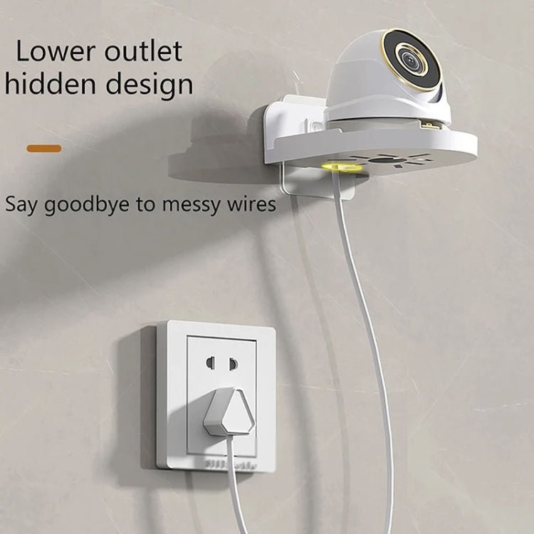 Traceless Wall Mounted Camera Bracket Home No - Punch Surveillance Rack Router Shelf - Trustpick