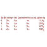 Traveling Portable Pet Chest Backpack Pet Carrier Bag - Trustpick