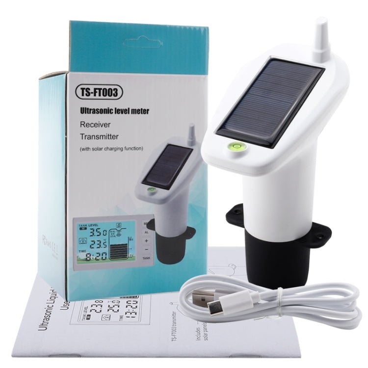 TS - FT003 Solar Charging Ultrasonic Liquid Level Meter - Trustpick