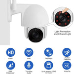 Tuya QX45 1080P Full HD IP65 Waterproof 2.4G Wireless IP Camera, Support Motion Detection & Two - way Audio & Night Vision & TF Card, AU Plug - Trustpick