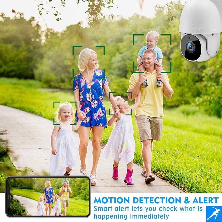 Tuya QX45 1080P Full HD IP65 Waterproof 2.4G Wireless IP Camera, Support Motion Detection & Two - way Audio & Night Vision & TF Card, AU Plug - Trustpick