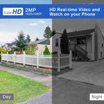 Tuya QX45 1080P Full HD IP65 Waterproof 2.4G Wireless IP Camera, Support Motion Detection & Two - way Audio & Night Vision & TF Card, AU Plug - Trustpick