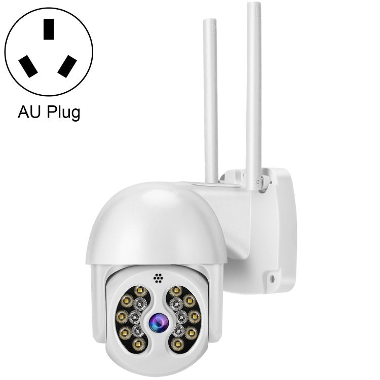 Tuya QX56 3.0 Million Pixels IP66 Waterproof 2.4G Wireless IP Camera, Support Amazon Alexa & Google Home & Motion Detection & Two - way Audio & Full Color Night Vision & TF Card, EU Plug - Trustpick