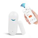 Tuya WiFi Door Magnetic Sensor Remote Intelligent Linkage Doors Windows Switch Anti - alarm APP Reminder Alarm - Trustpick