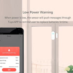 Tuya WiFi Door Magnetic Sensor Remote Intelligent Linkage Doors Windows Switch Anti - alarm APP Reminder Alarm - Trustpick