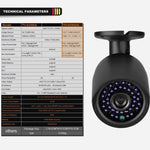 TV - 635H2/A IP66 Waterproof 1920x1080P AHD Camera, 1/2.7 inch 2MP CMOS Sensor Lens, Motion Detection, 20m IR Night Vision, CE & RoHS Certificated - Trustpick